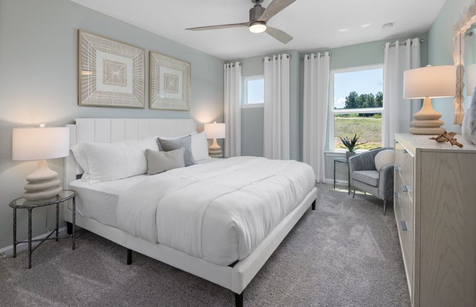 Furnished interior view inside a new home in McConnell Ridge, McLeansville (Image 12).