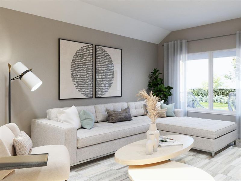 Furnished interior view inside a new home in Deer Creek, Fort Worth (Image 16). Furnished interior view inside a new home in Deer Creek, Fort Worth (Image 16).