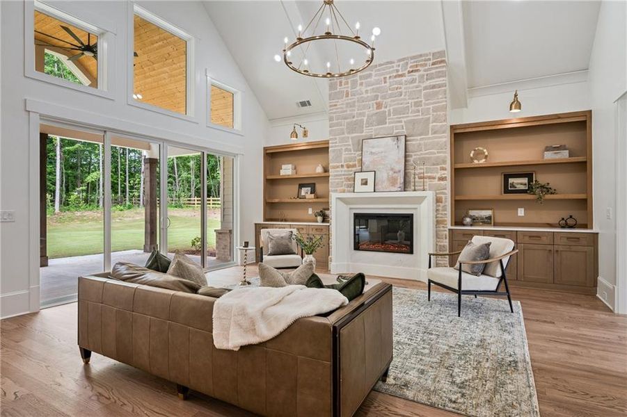 Furnished interior view inside a new home in , Loganville (Image 12). Furnished interior view inside a new home in , Loganville (Image 12).