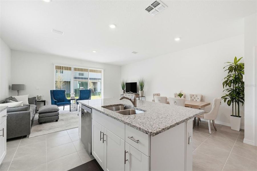 Furnished interior view inside a new home in , Kissimmee (Image 18).