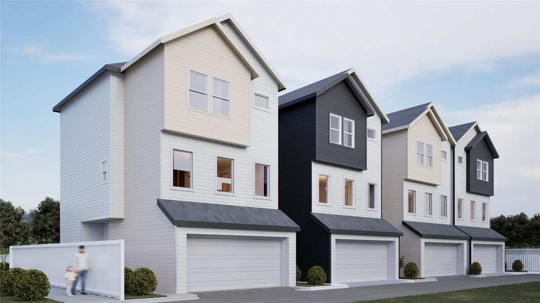 Front exterior of a new home in , Houston, TX, highlighting curb appeal (Image 17).