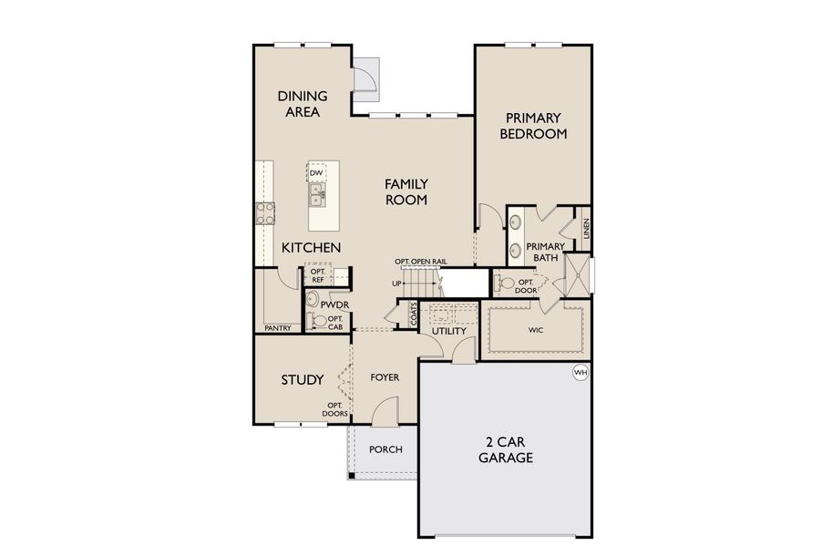 2D floor plan layout for the Jordan by Ashton Woods in Nopal Valley, San Antonio, TX (Image 4). 2D floor plan layout for the Jordan by Ashton Woods in Nopal Valley, San Antonio, TX (Image 4).