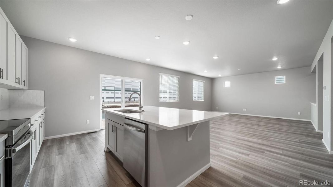 Furnished interior view inside a new home in , Aurora (Image 7).