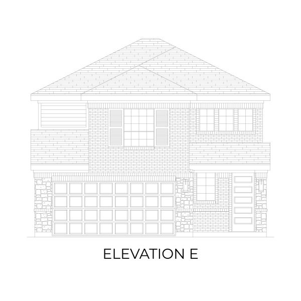 Representative rendering of the exterior for the Washington F by First Texas Homes (Image 8). Representative rendering of the exterior for the Washington F by First Texas Homes (Image 8).