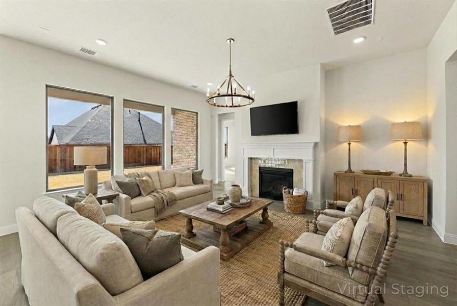 3135 Fisher Road_Family Room 2 - Virtually Staged