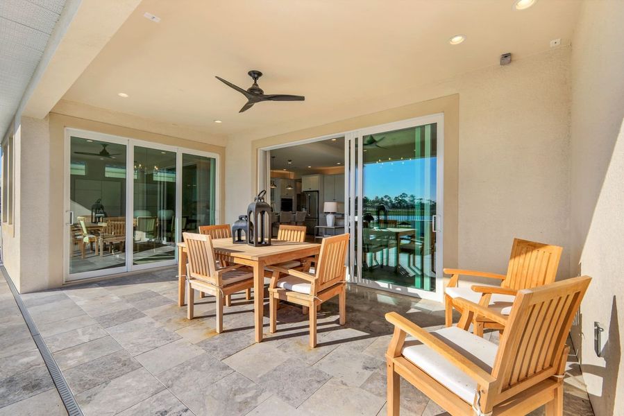 Representative exterior details of a home built from the Charlotte II by William Ryan Homes in River Preserve Estates, Parrish (Image 3).