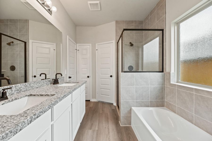 Serene owner's bath (*Photo not of actual home and used for illustration purposes only.)