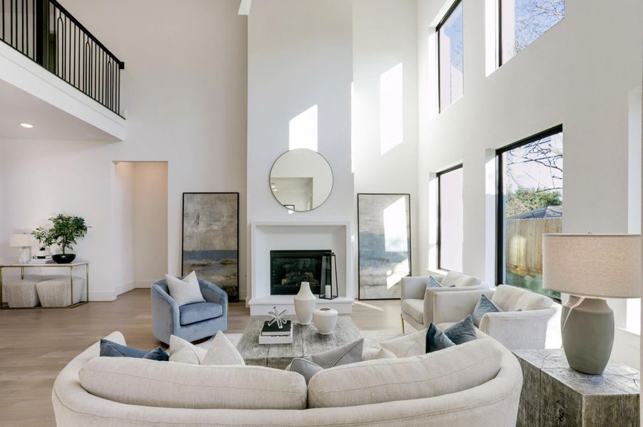 Example of builder's prior work. Similar floor plan