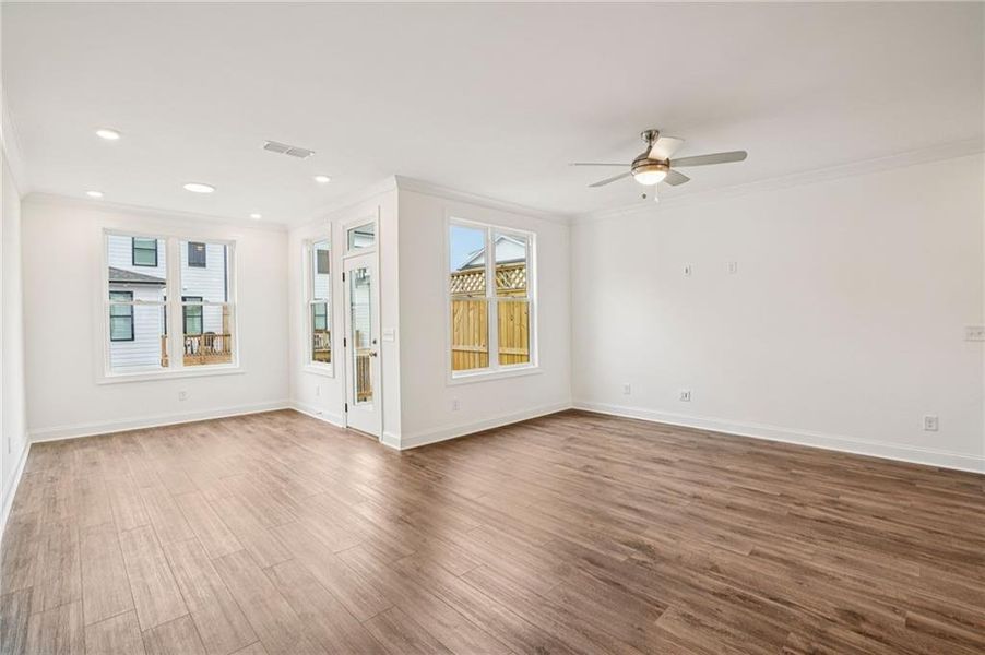 Spacious, unfurnished interior of a new home in Millcroft Townhomes, Buford (Image 16).