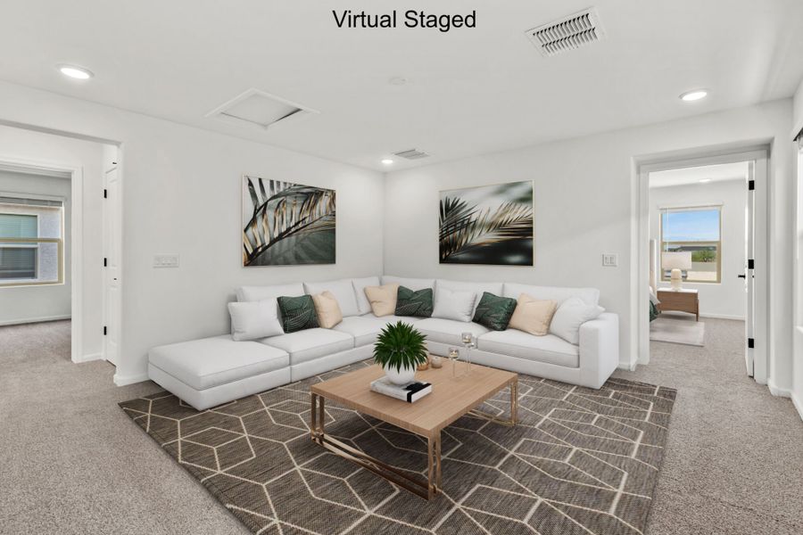 Furnished interior view inside a new home in Blackhawk, Tucson (Image 6).