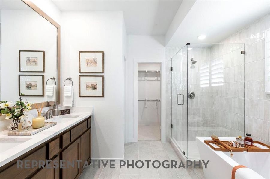 Furnished interior view inside a new home in Aster Park, McKinney (Image 17).