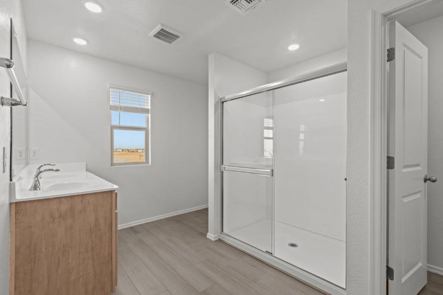 Furnished interior view inside a new home in Skyline Village Enclaves, San Tan Valley (Image 7).