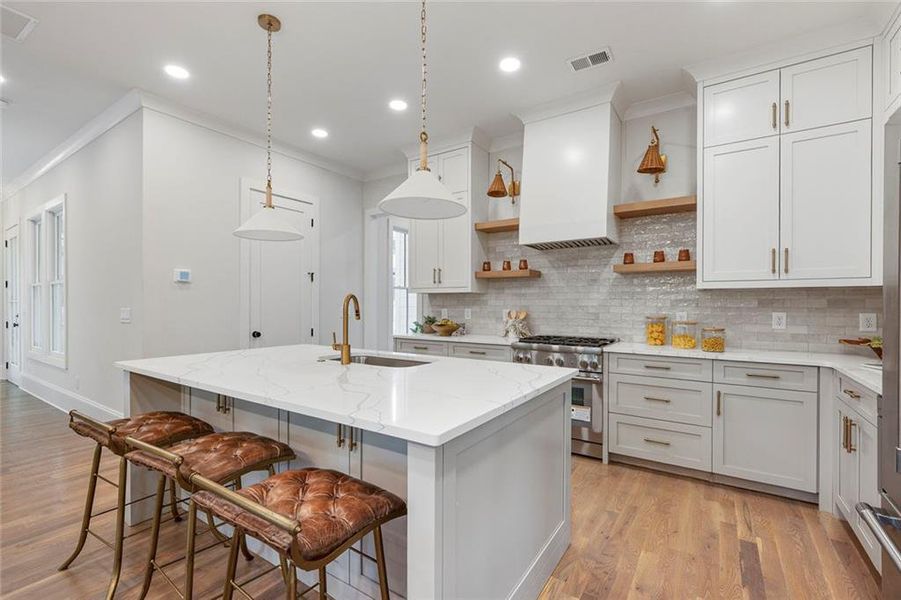 Furnished interior view inside a new home in , Atlanta (Image 34).
