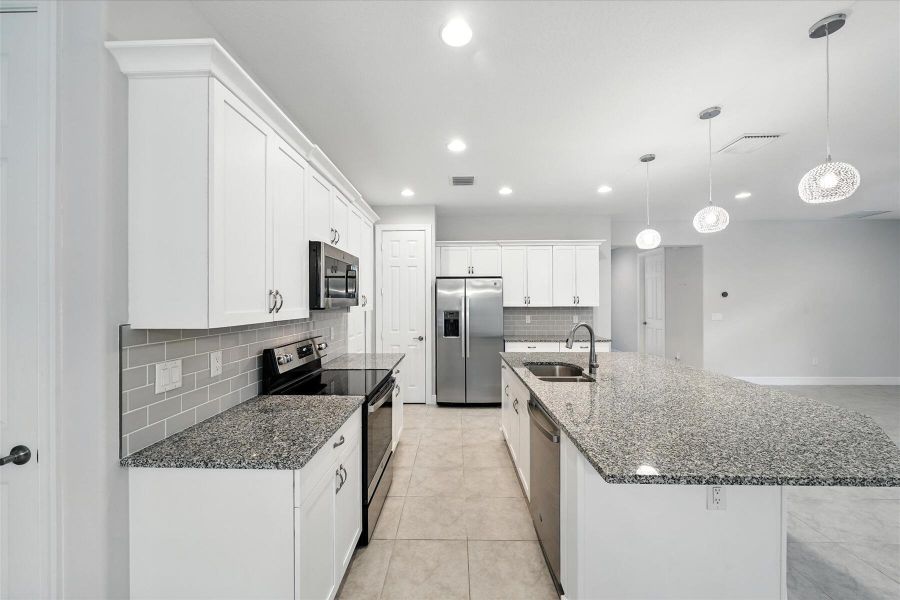 Furnished interior view inside a new home in Bella Rosa, Vero Beach (Image 4). Furnished interior view inside a new home in Bella Rosa, Vero Beach (Image 4).