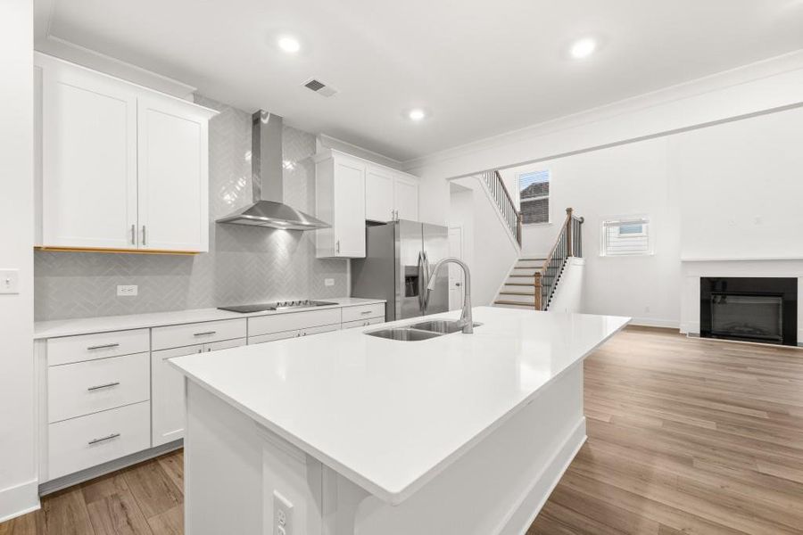 Furnished interior view inside a new home in Willow Creek, Watkinsville (Image 6).