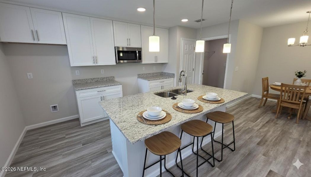 Furnished interior view inside a new home in , Jacksonville (Image 3).