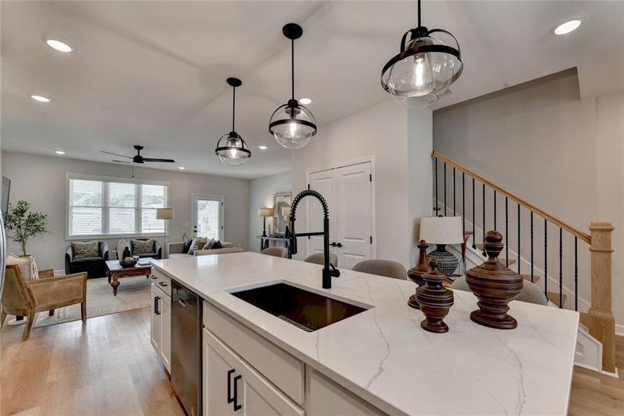 Furnished interior view inside a new home in , Kennesaw (Image 17).