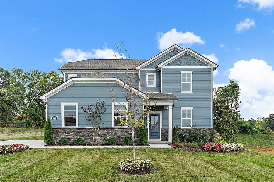 A house with a large yard. A house with a large yard.