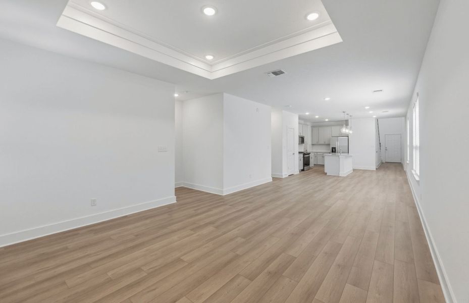 Spacious, unfurnished interior of a new home in Saddleback at Santa Rita Ranch, Liberty Hill (Image 34).