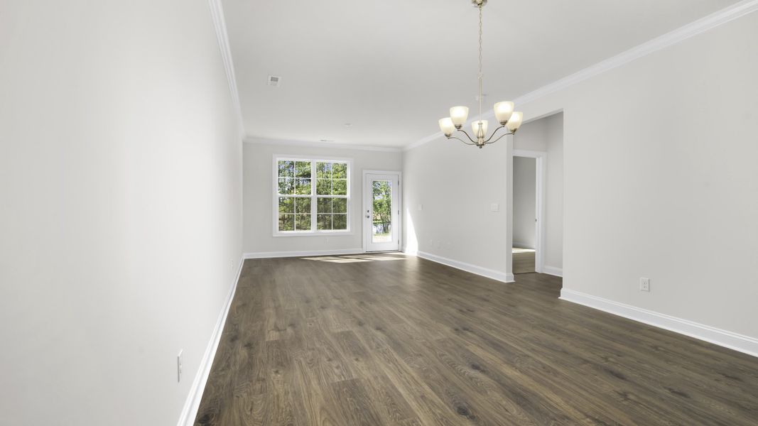 Spacious, unfurnished interior of a new home in Lybrook Village, Advance (Image 9).