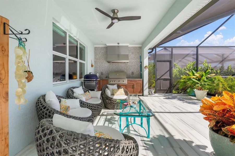 Furnished interior view inside a new home in , Punta Gorda (Image 16).