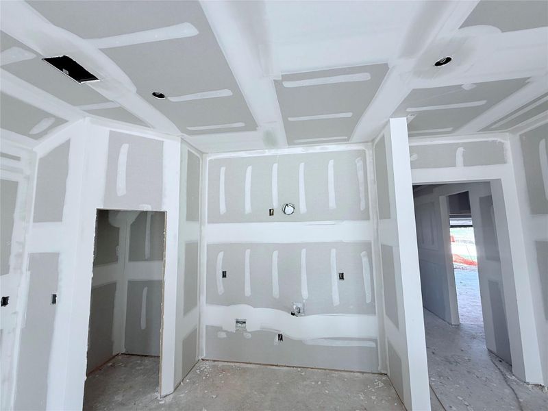 Ample amount of cabinet space w/ large kitchen island