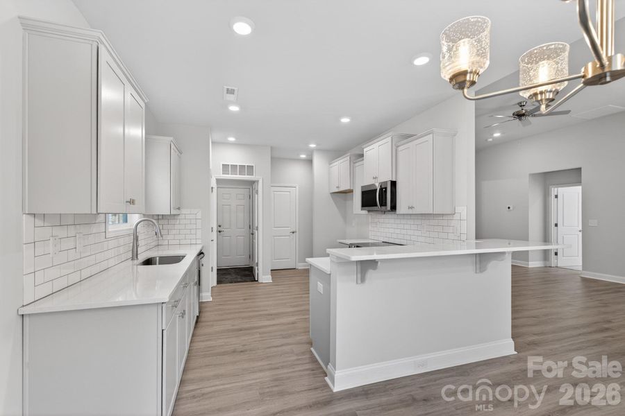 Furnished interior view inside a new home in Crystal Village, Albemarle (Image 7).