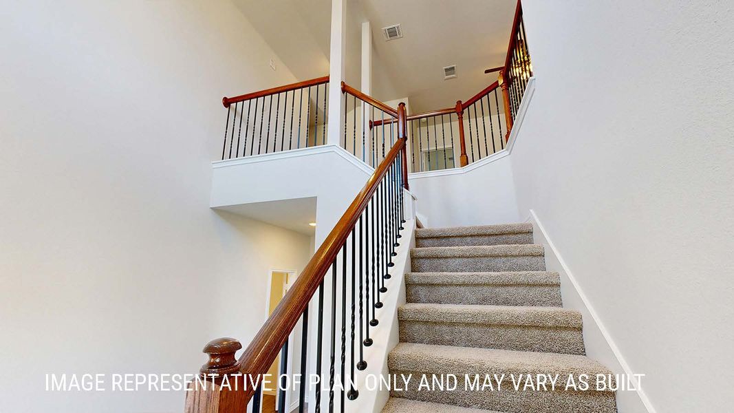 Spacious, unfurnished interior of a new home in Three Creeks - Colt Creek, Belton (Image 18).