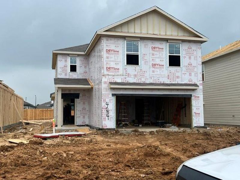 In-progress construction of a new home in Laurel Farms, Brookshire, TX (Image 37). In-progress construction of a new home in Laurel Farms, Brookshire, TX (Image 37).