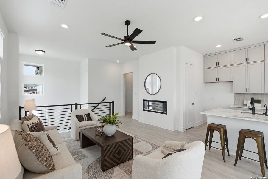 Furnished interior view inside a new home in Prominence Urban, San Antonio (Image 18).