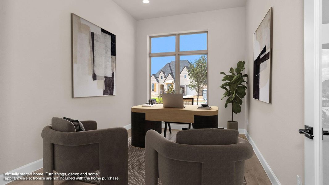 Furnished interior view inside a new home in Cross Creek West 55', Fulshear (Image 5). Furnished interior view inside a new home in Cross Creek West 55', Fulshear (Image 5).