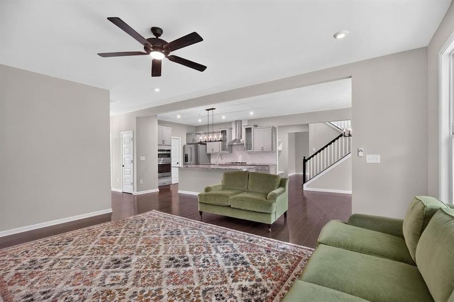 Furnished interior view inside a new home in Pickens Bluff, Hiram (Image 19).