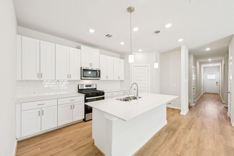 Photo is not of the actual home, but is an inspirational photo of builder’s model home and may depict options, furnishings, and/or decorator features that are not included