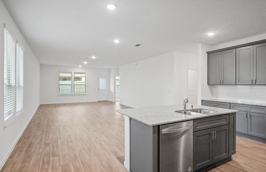 Furnished interior view inside a new home in Mavera, Conroe (Image 4).