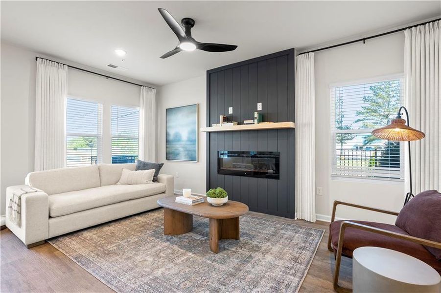 Furnished interior view inside a new home in , Gainesville (Image 4).