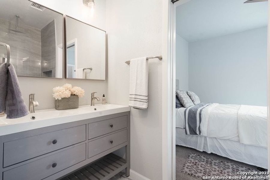 Furnished interior view inside a new home in , San Antonio (Image 16).