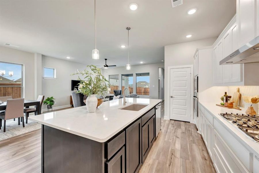 Furnished interior view inside a new home in Talia – Garden Series, Mesquite (Image 9).