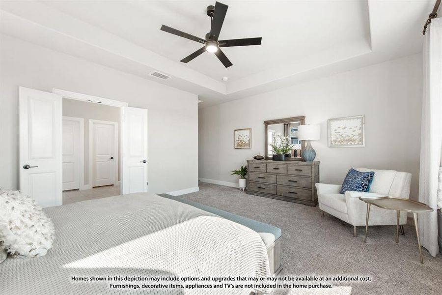 Furnished interior view inside a new home in Liberty, Melissa (Image 11). Furnished interior view inside a new home in Liberty, Melissa (Image 11).