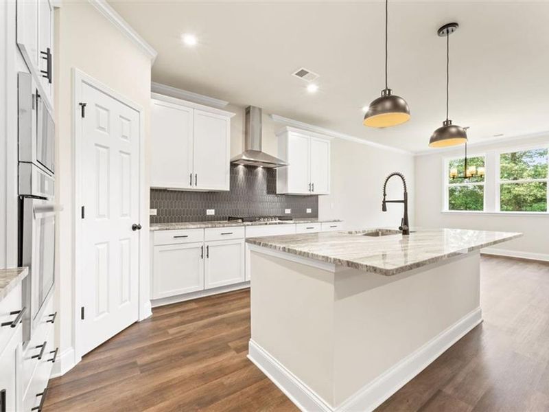 Furnished interior view inside a new home in Wehunt Meadows, Hoschton (Image 9).