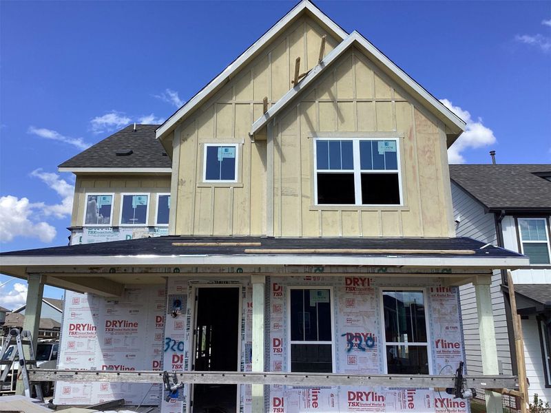 In-progress construction of a new home in Lariat, Liberty Hill, TX (Image 9). In-progress construction of a new home in Lariat, Liberty Hill, TX (Image 9).