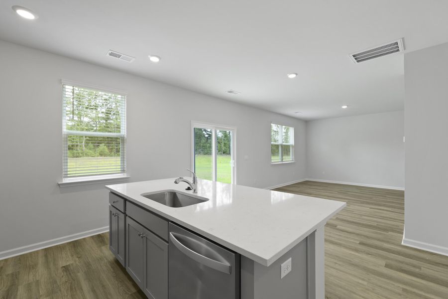 Furnished interior view inside a new home in Pineview North, Summerville (Image 8).