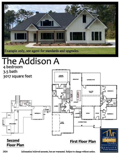 2D floor plan layout of this home in White Oaks, The Rock, GA (Image 5).