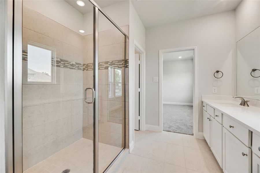Furnished interior view inside a new home in Creekside of Crowley, Crowley (Image 6).