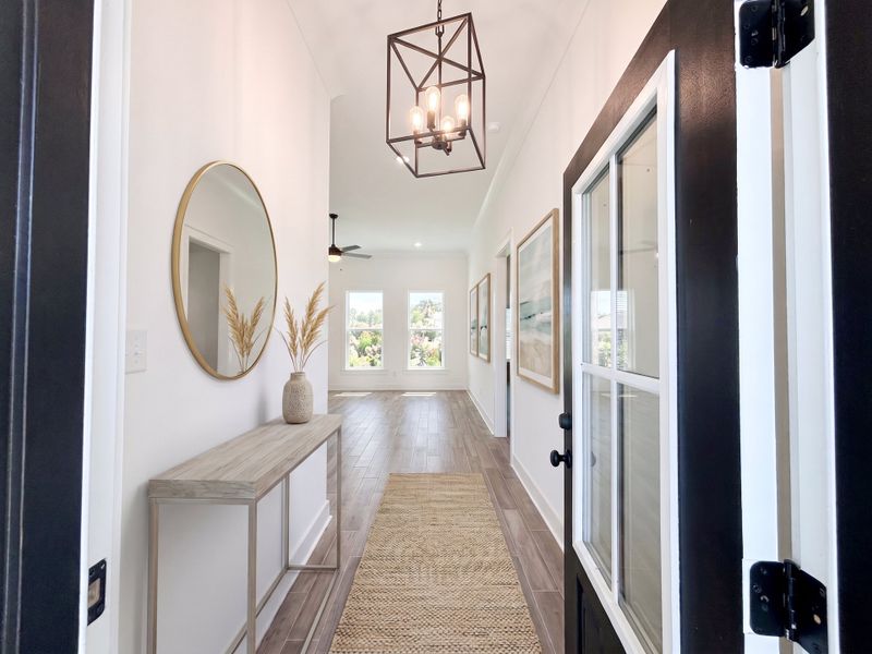 Furnished interior view inside a new home in Bird Song at Hammock Bay, Freeport (Image 6).