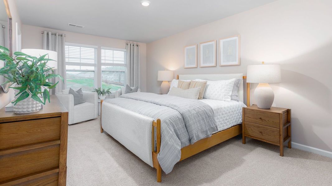 Furnished interior view inside a new home in The Grove at Glennview, Kernersville (Image 17).