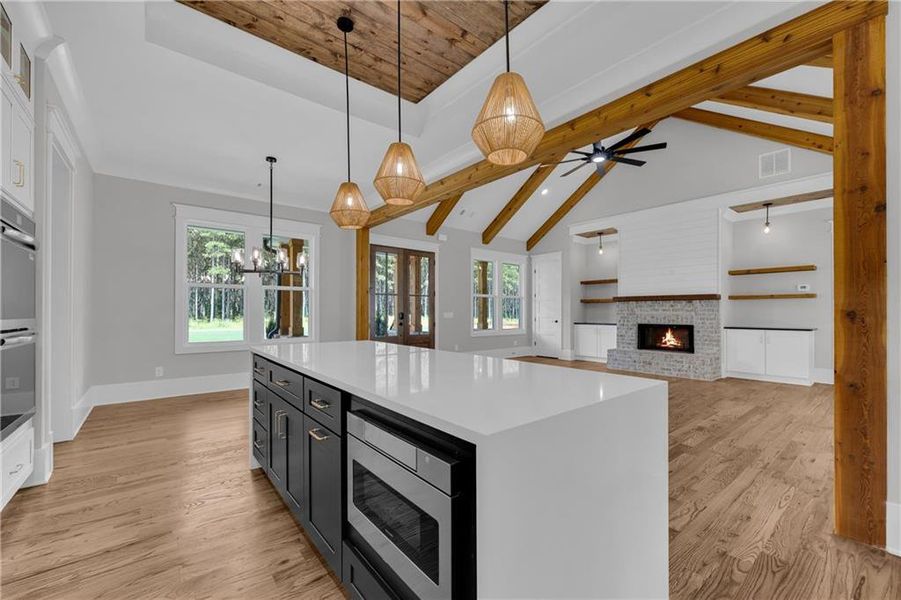Furnished interior view inside a new home in , Monroe (Image 66).