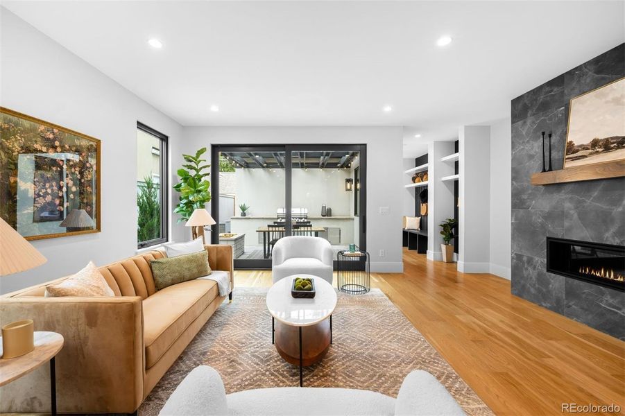 Furnished interior view inside a new home in , Denver (Image 12).