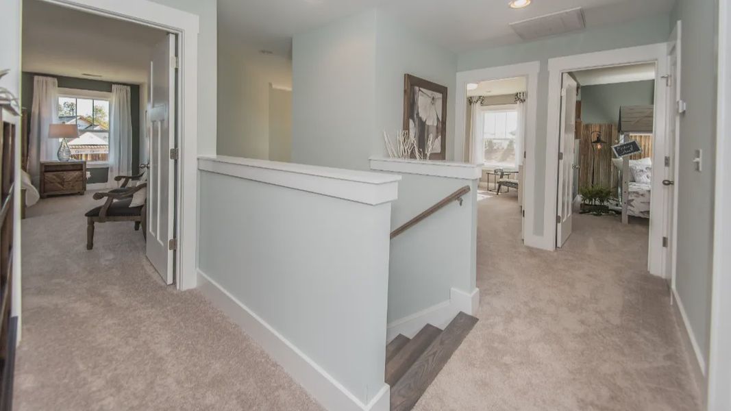 Furnished interior view inside a new home in Sidney Creek Single Family, Zebulon (Image 18).