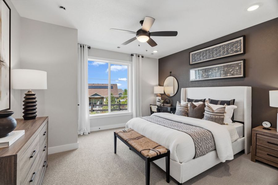 Representative furnished interior of a home built from the Ferrara by Pulte Homes in Hilltop at Inspiration, Aurora (Image 15).