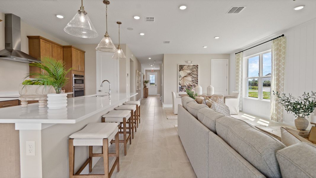 Representative furnished interior of a home built from the Sweetgum by DRB Homes in Lakeside at Satilla, St. Cloud (Image 40).